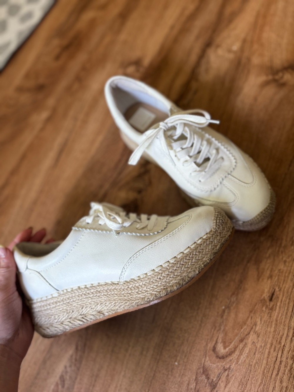Dolce Vita Jaja Platform Espadrille Sneakers - Lace-Up Casual
